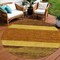 Edge Collections - 8' - Brown - Area Rug for Abstract Indoor and Outdoor Use Washable - 1 Piece